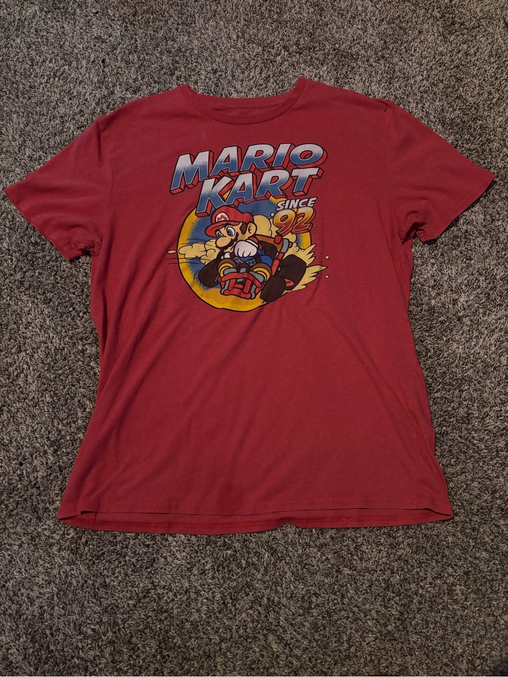 Nintendo Red Mario Kart Graphic Tee